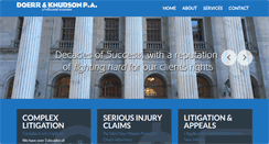 Desktop Screenshot of doerrandknudsonpa.com